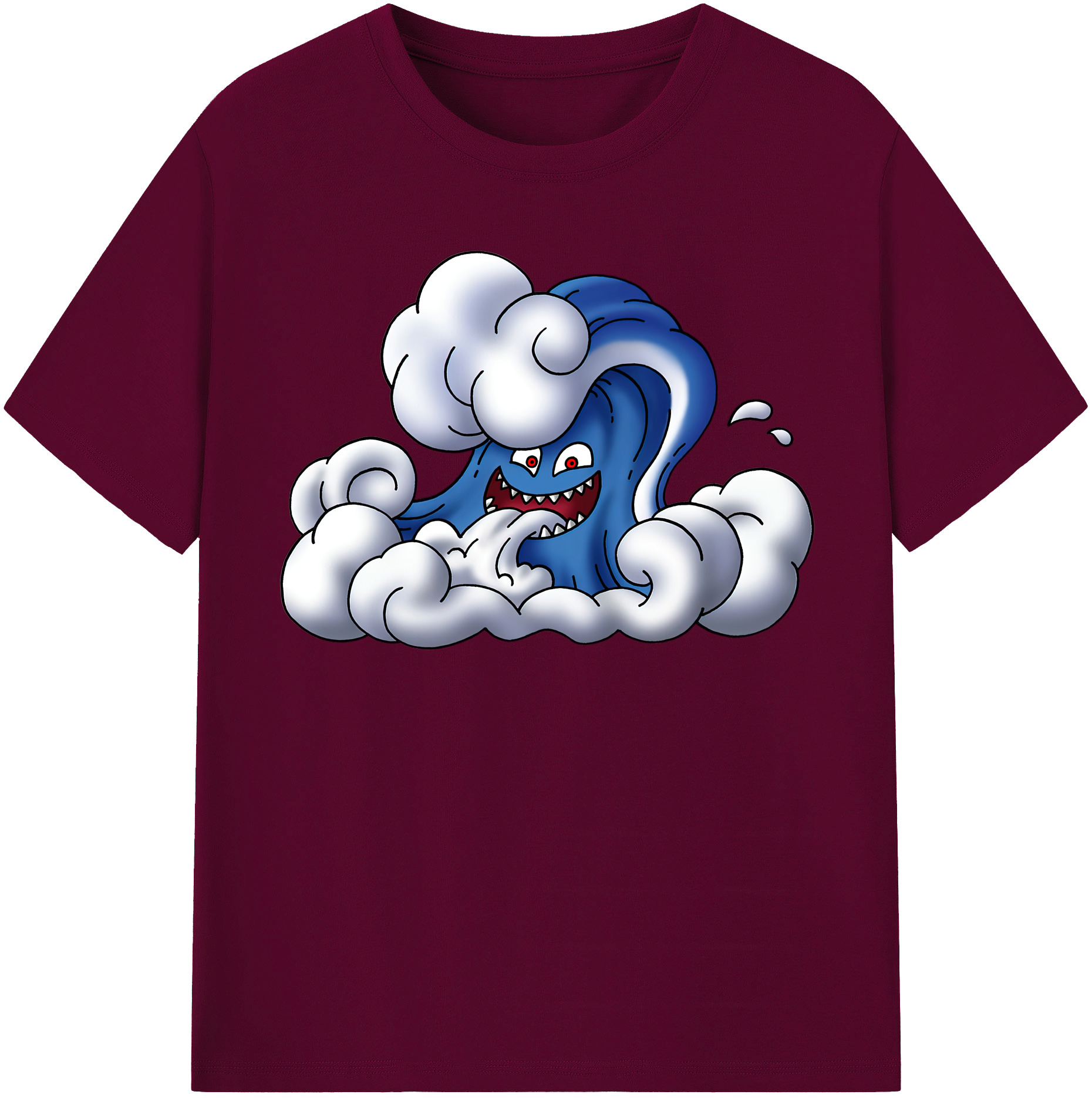 （画像用） ドラゴンクエスト Doragon Kuesuto Dragon Quest レディースカジュアルプリントTシャツ（綿100％）